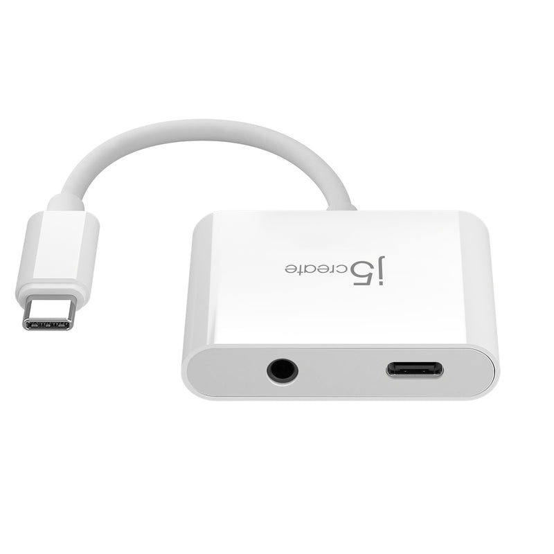 USB-C® to 3.5mm Audio Adapter with Power Delivery