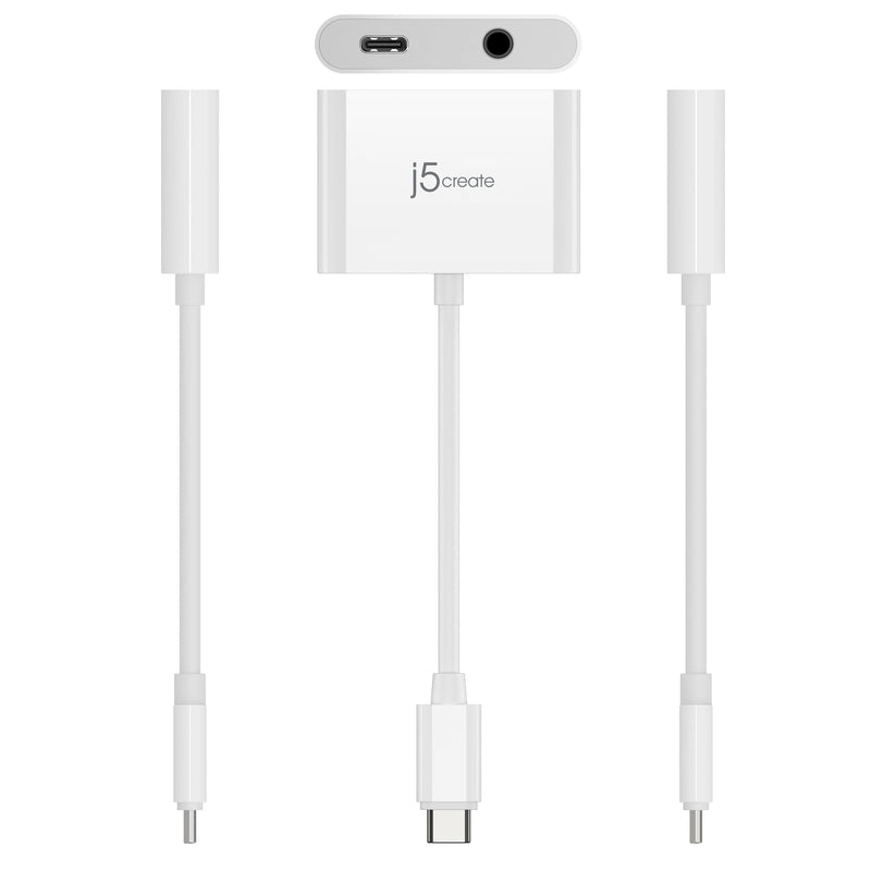 USB-C® to 3.5mm Audio Adapter with Power Delivery