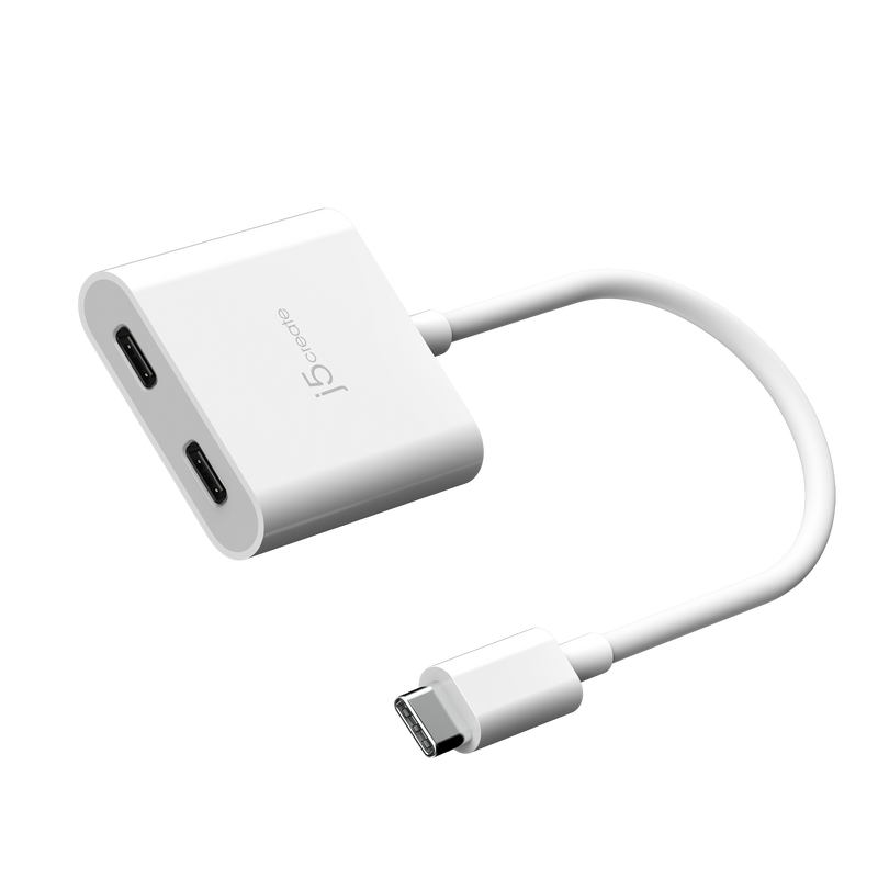 USB-C®-zu-Dual USB-C® mit Video oder Power Delivery