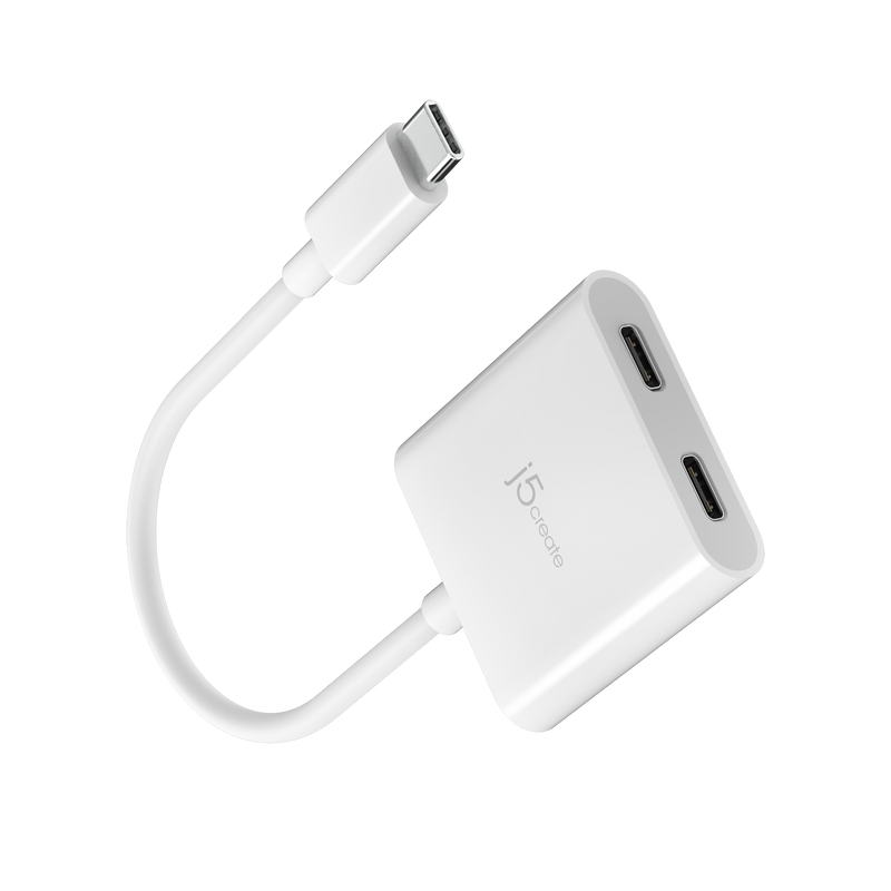 USB-C®-zu-Dual USB-C® mit Video oder Power Delivery