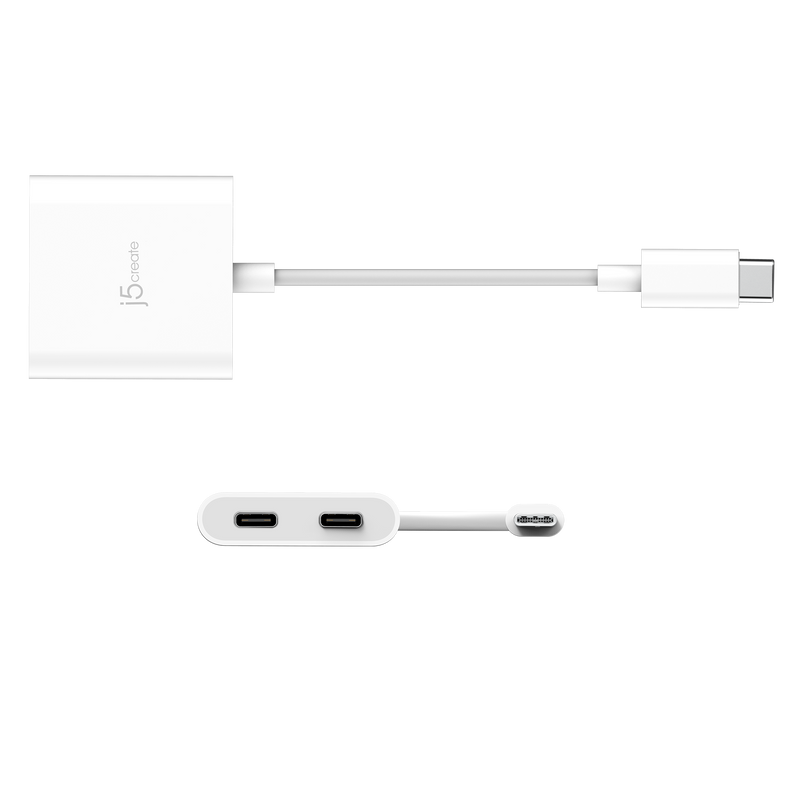 USB-C®-zu-Dual USB-C® mit Video oder Power Delivery