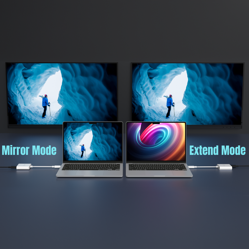 USB-C®-zu-Dual USB-C® mit Video oder Power Delivery