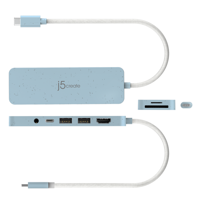 USB-C ® Multi-Port Hub met voeding