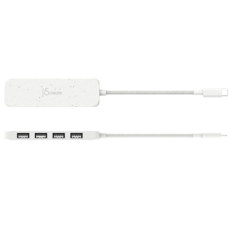 Eco-Friendly USB-C ® to 4-Port Type-A Gen 2 Hub