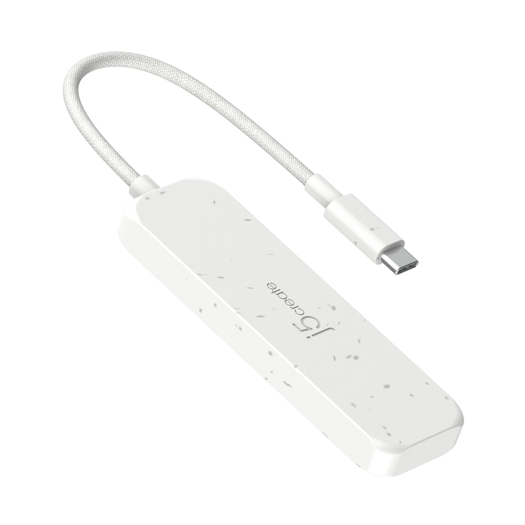 Eco-Friendly USB-C ® to 4-Port Type-C & Type-A Gen 2 Hub