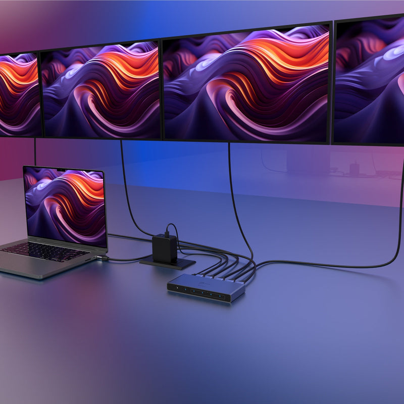 8K HDMI™ 2.1 4-Weg Splitter