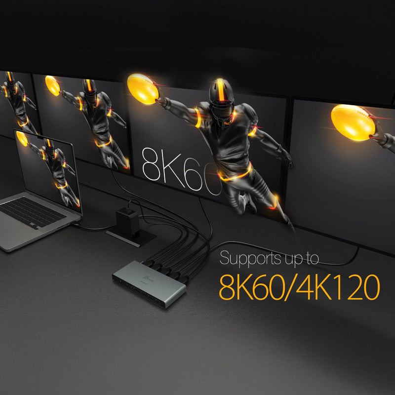 8K HDMI™ 2.1 4-Weg Splitter