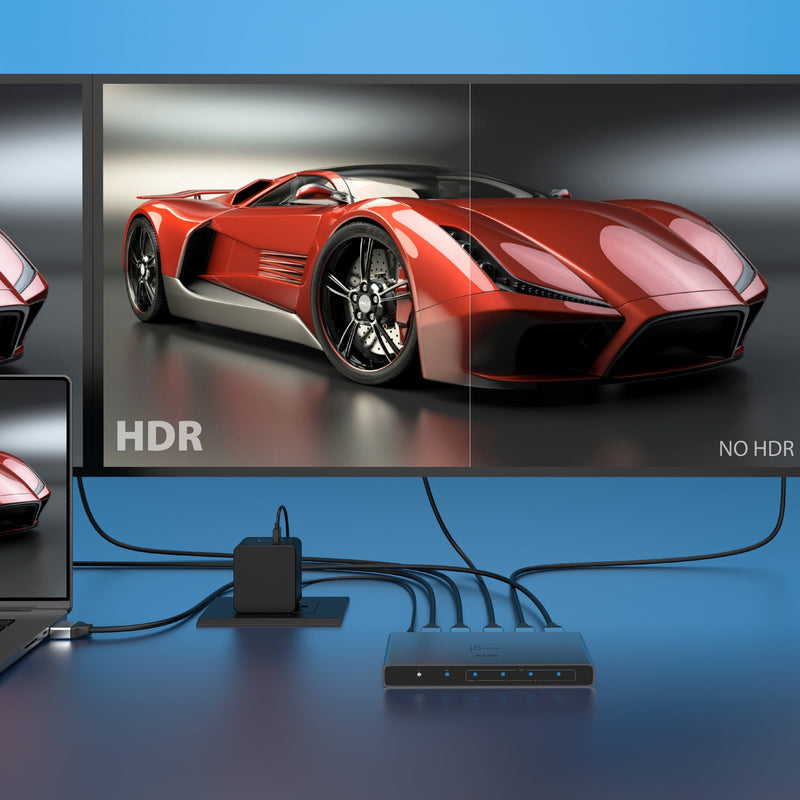 8K HDMI™ 2.1 4-Weg Splitter