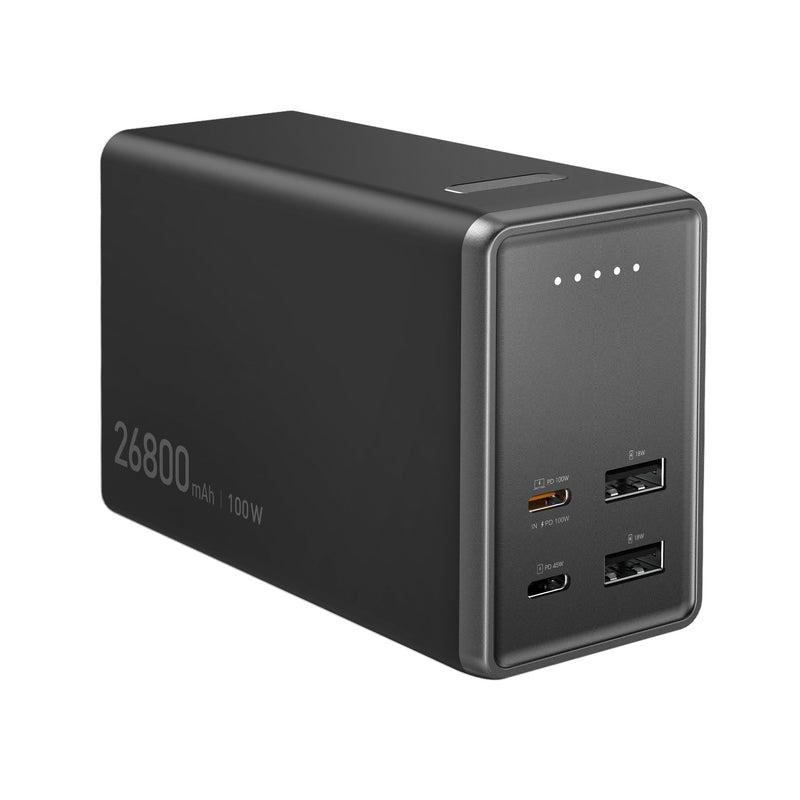 26800mAh PD 100W 4-PORT POWER BANK