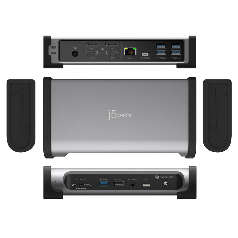 ™ Thunderbolt 4 dockingstation met vier beeldschermen