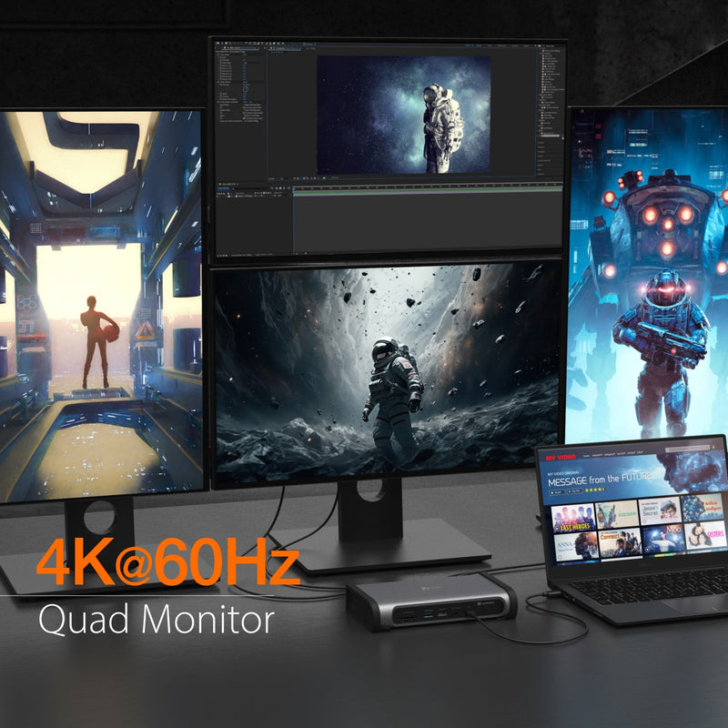 Station d’accueil Thunderbolt™ 4 Quad Display