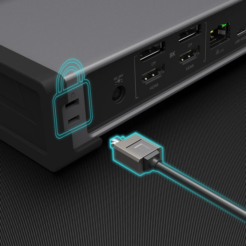 ™ Thunderbolt 4 dockingstation met vier beeldschermen