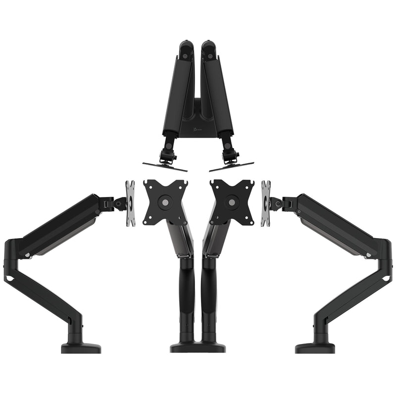 Ergonomische dubbele monitormontage