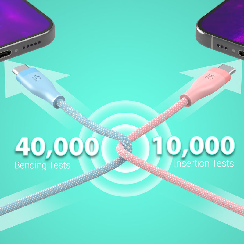 USB-C® 60W Ultra Soft Double-Braided Fast Charging Cable