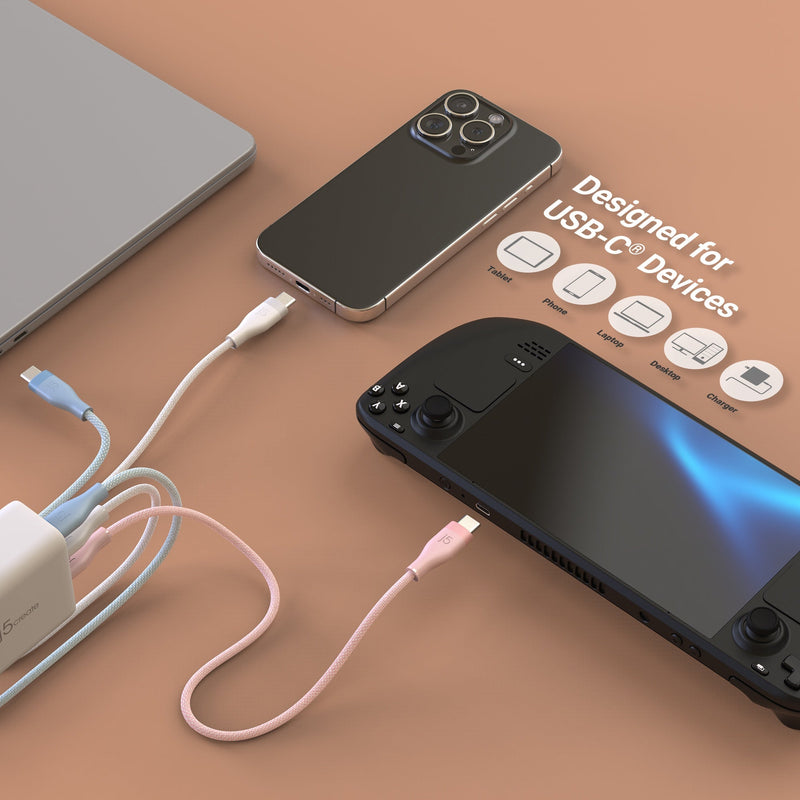 USB-C® 60W Ultra Soft Double-Braided Fast Charging Cable