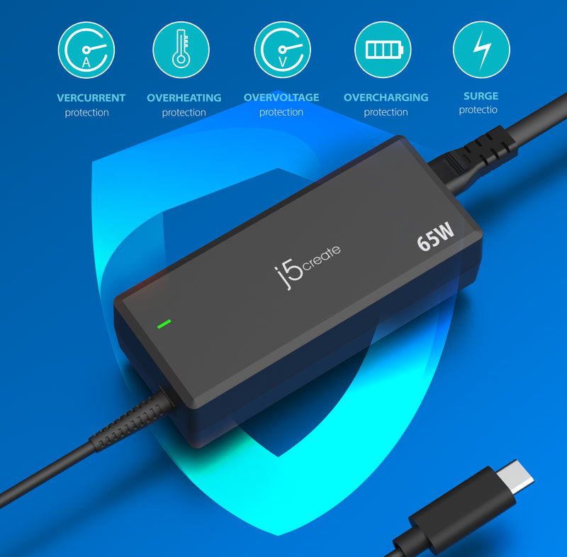 65W PD USB-C® Power Adapter - EU