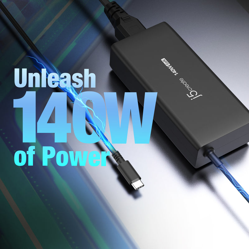 140W GAN PD 3.1 USB-C®-laddare