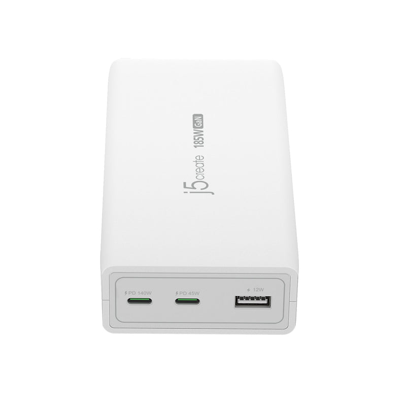 Chargeur 3 ports USB-C® GaN 3.1 de 185 W