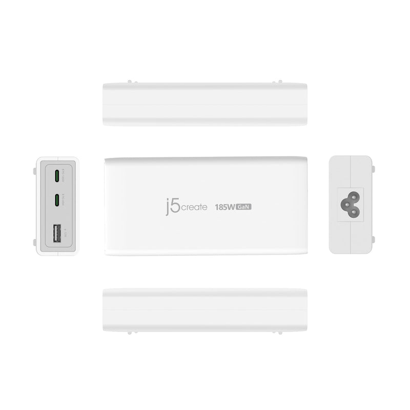 Chargeur 3 ports USB-C® GaN 3.1 de 185 W