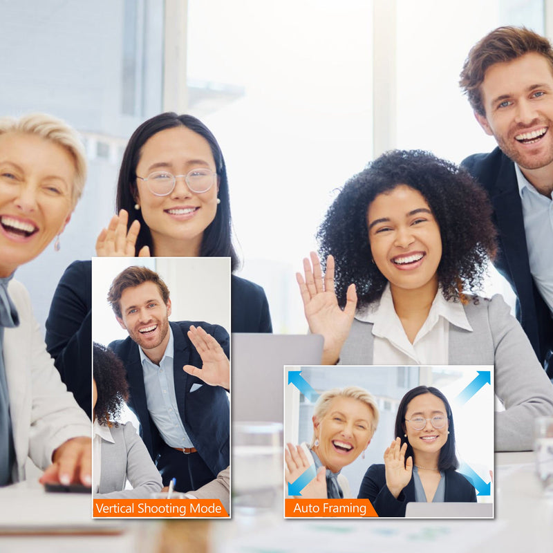 2K AI-aangedreven Webcam met Auto-Focus