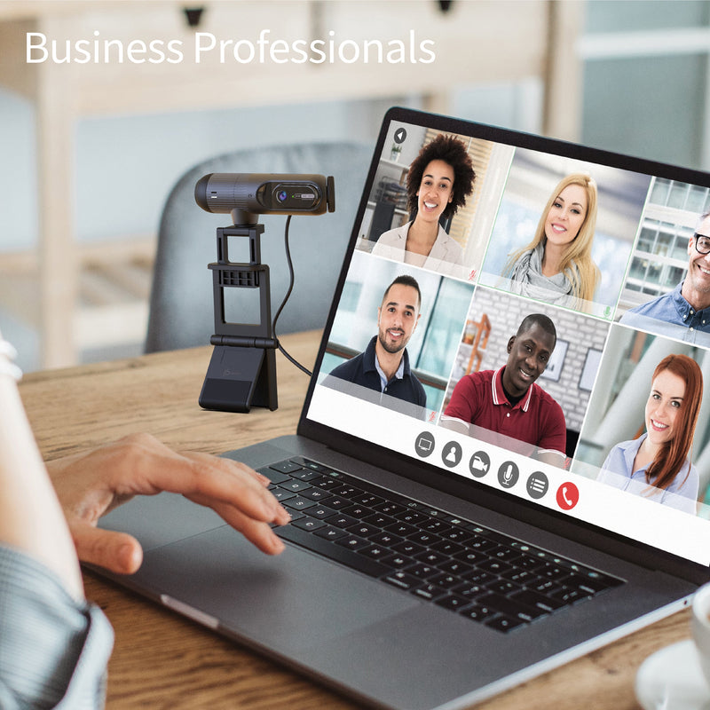 2K AI-aangedreven Webcam met Auto-Focus