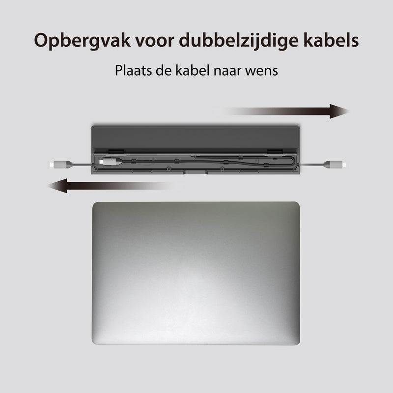 j5create JCD543 USB-C Triple Display Docking Station, includes 2x HDMI ports and 5x USB ports, Silver and Black