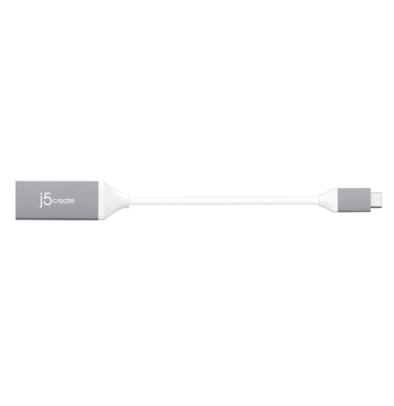 j5create JCA153G Adaptateur USB-C® vers 4K HDMI™, gris acier et blanc