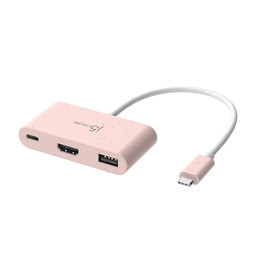 USB-C ® pour HDMI™ & USB™ Type-A avec Power Delivery