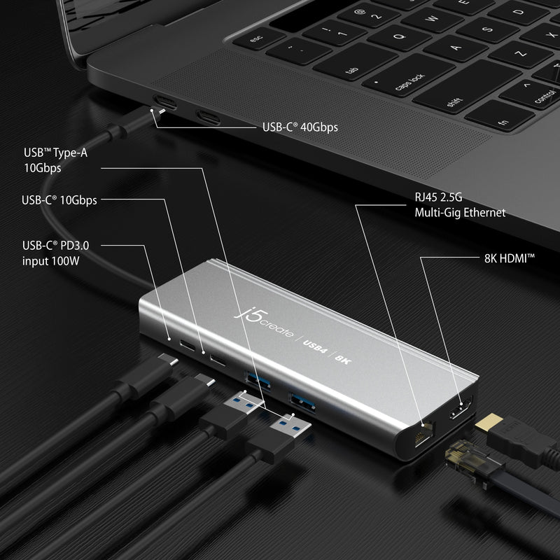 USB4 ® 8K Multi - Port Hub