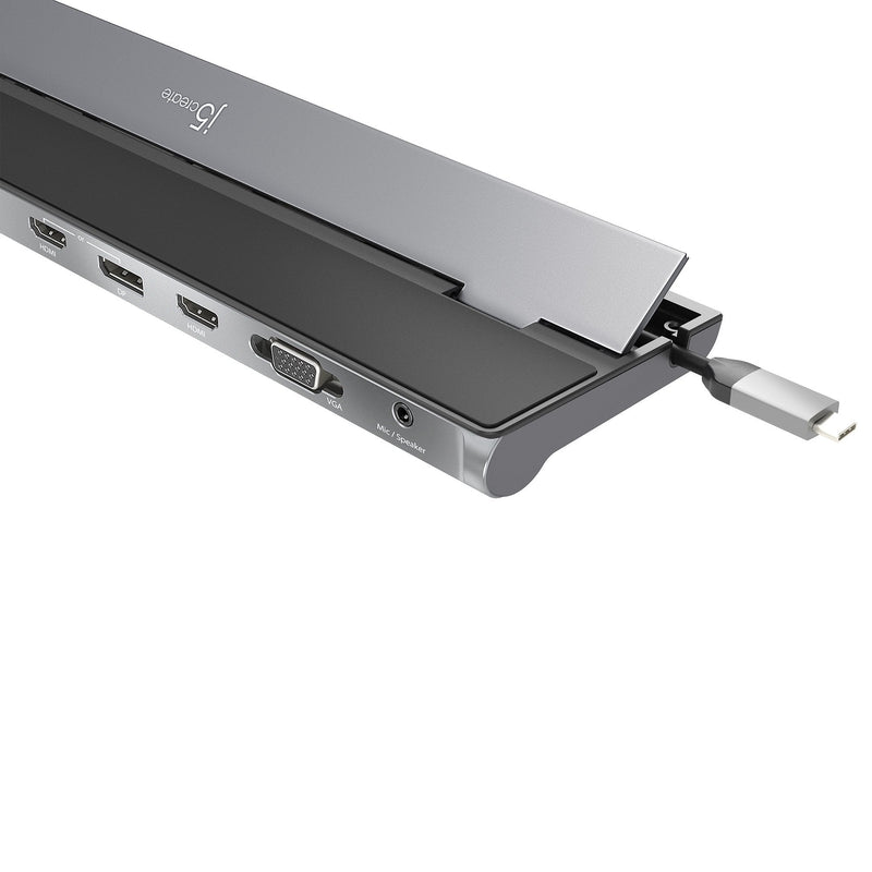 USB-C™-dockingstation voor drie schermen met 100W PD-adapter