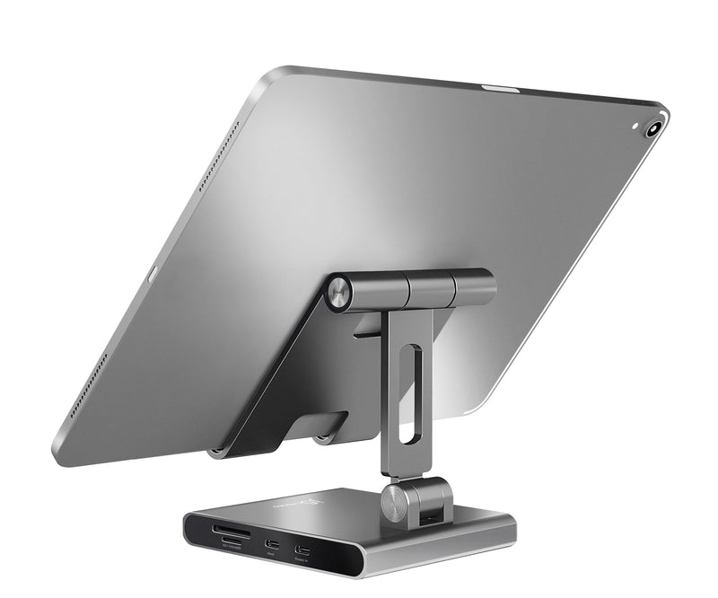 Multi-Winkel-Ständer mit Docking Station für iPad Pro ®