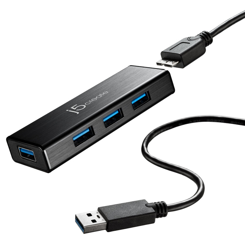 USB™ 3.0 4-Port Mini Hub - EU/UK