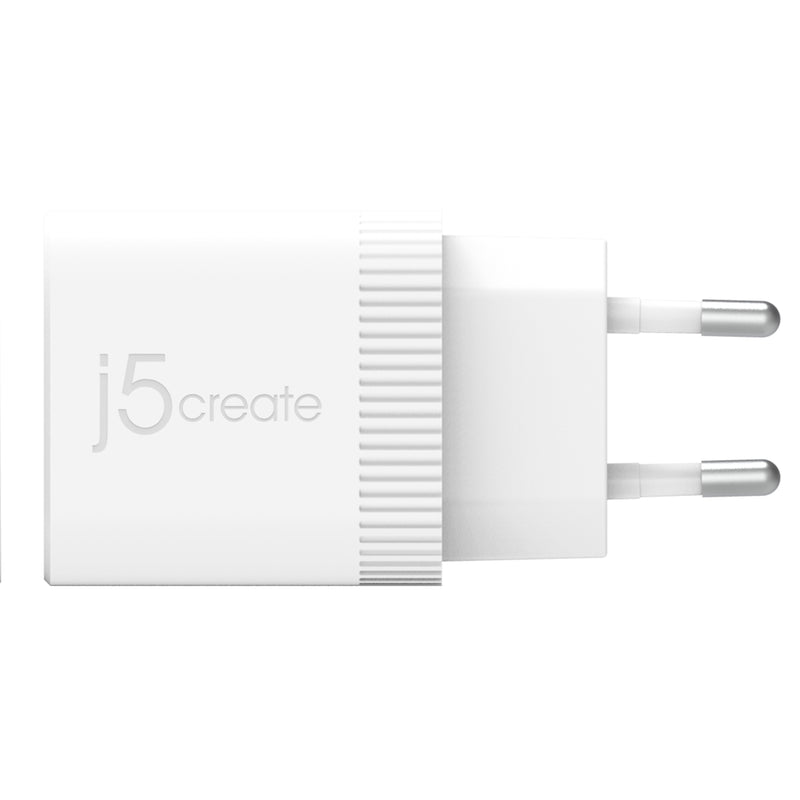 j5create JUP1420 Chargeur Mural USB-C® 20W - EU, Blanc