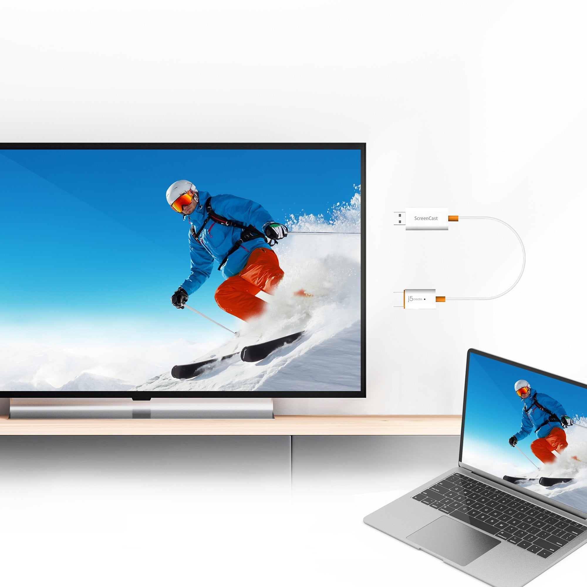 j5create ScreenCast 4K draadloze HDMI-zender en -ontvanger, ondersteunt 4K-resolutie en HDCP, geen WiFi nodig 30M/100FT draadloze HDMI-extender voor tv-streaming, vergadering streamen (JVAW75 j5create ScreenCast 4K draadloze HDMI-zender en -ontvanger, ondersteunt 4K-resolutie en HDCP, geen WiFi nodig 30M/100FT draadloze HDMI-extender voor tv-streaming, vergadering streamen (JVAW75