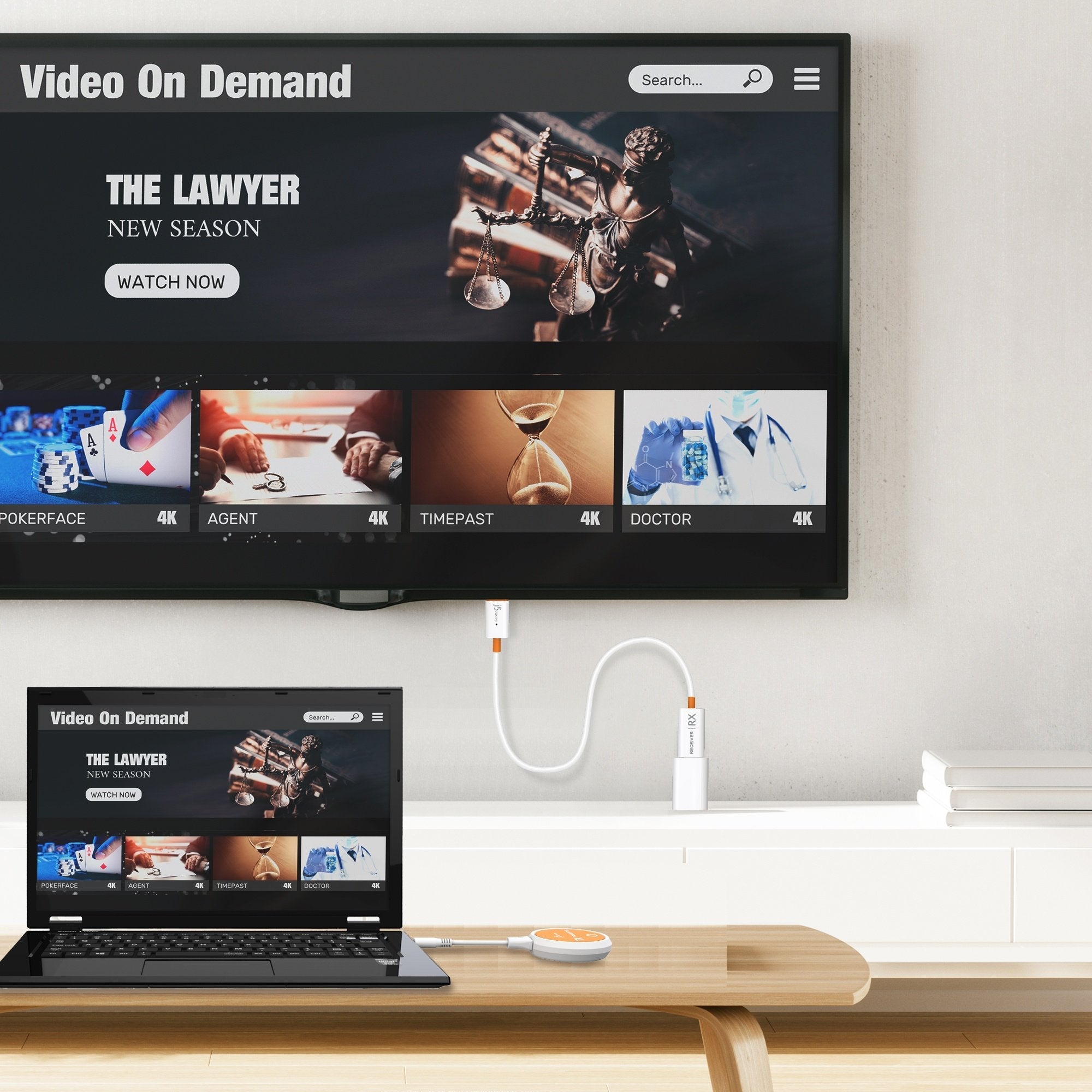 Trasmettitore HDMI EZCast - Da USB-C A HDMI, 1080p, Per Smartphone E Laptop - Foto 2