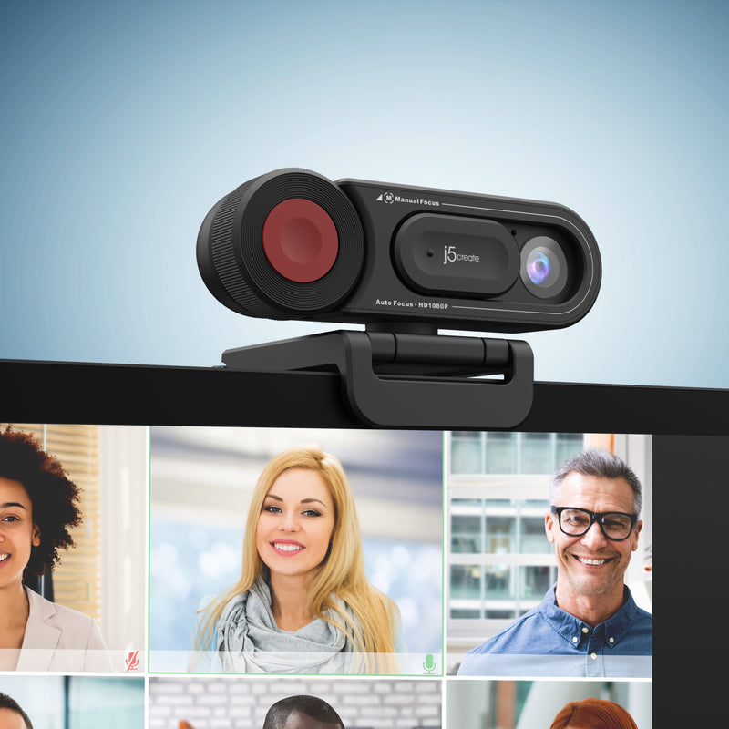 HD-Webcam mit Auto- & manuellem Fokusschalter